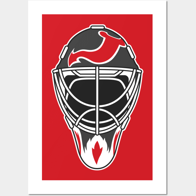 Martin Brodeur New Jersey Goalie Mask Wall Art by Carl Cordes